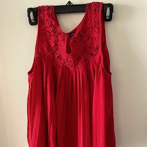 Shein Red Sleeveless Top